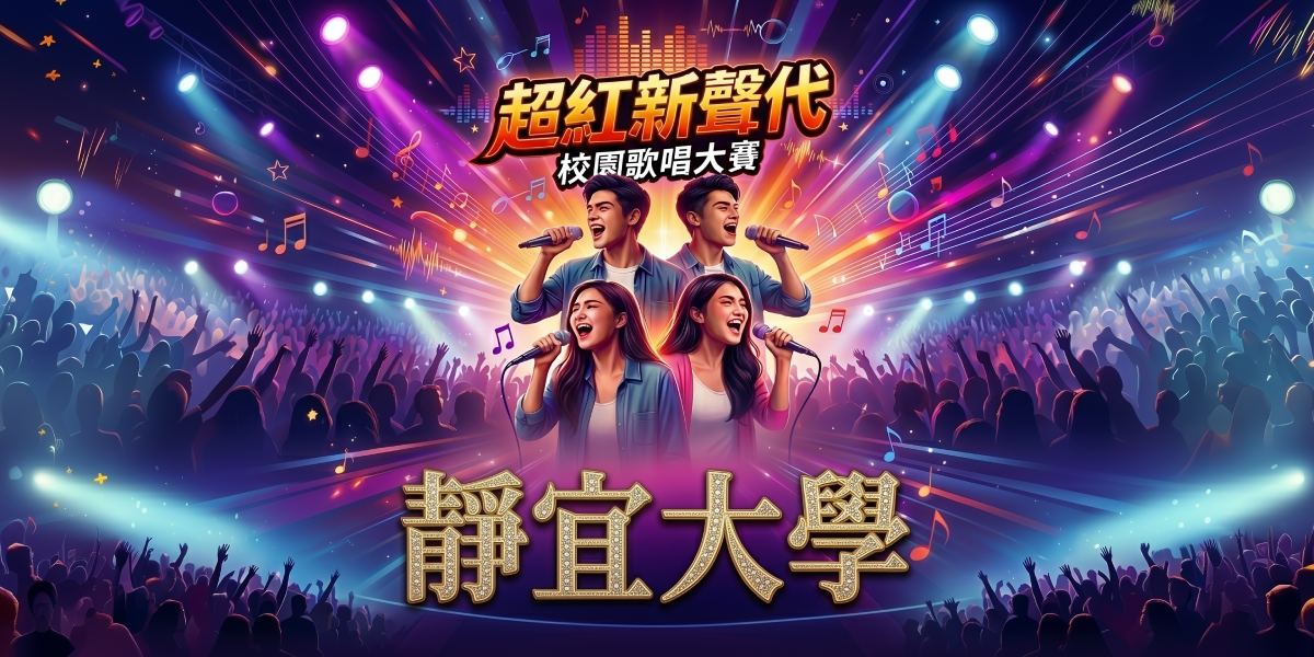  《超級紅人榜》全新校園企劃－超紅新聲代｜靜宜大學海選報名