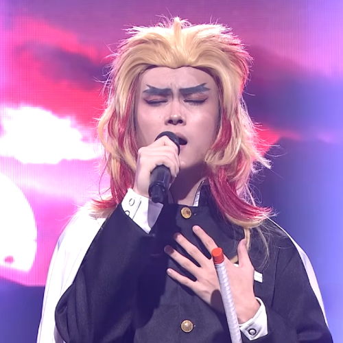 挑戰鬼滅神曲〈炎〉台語改編版，克服超高難度轉調展現動人唱功。